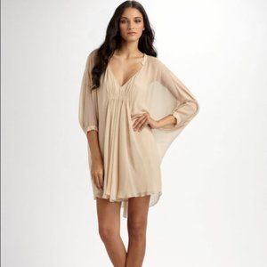 DVF- Fleurette silk Chiffon Kaftan Dress
